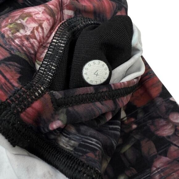 LULULEMON Wunder Under Hi Rise Tight Nulux Peony Multi Sz 4 - Picture 3 of 6